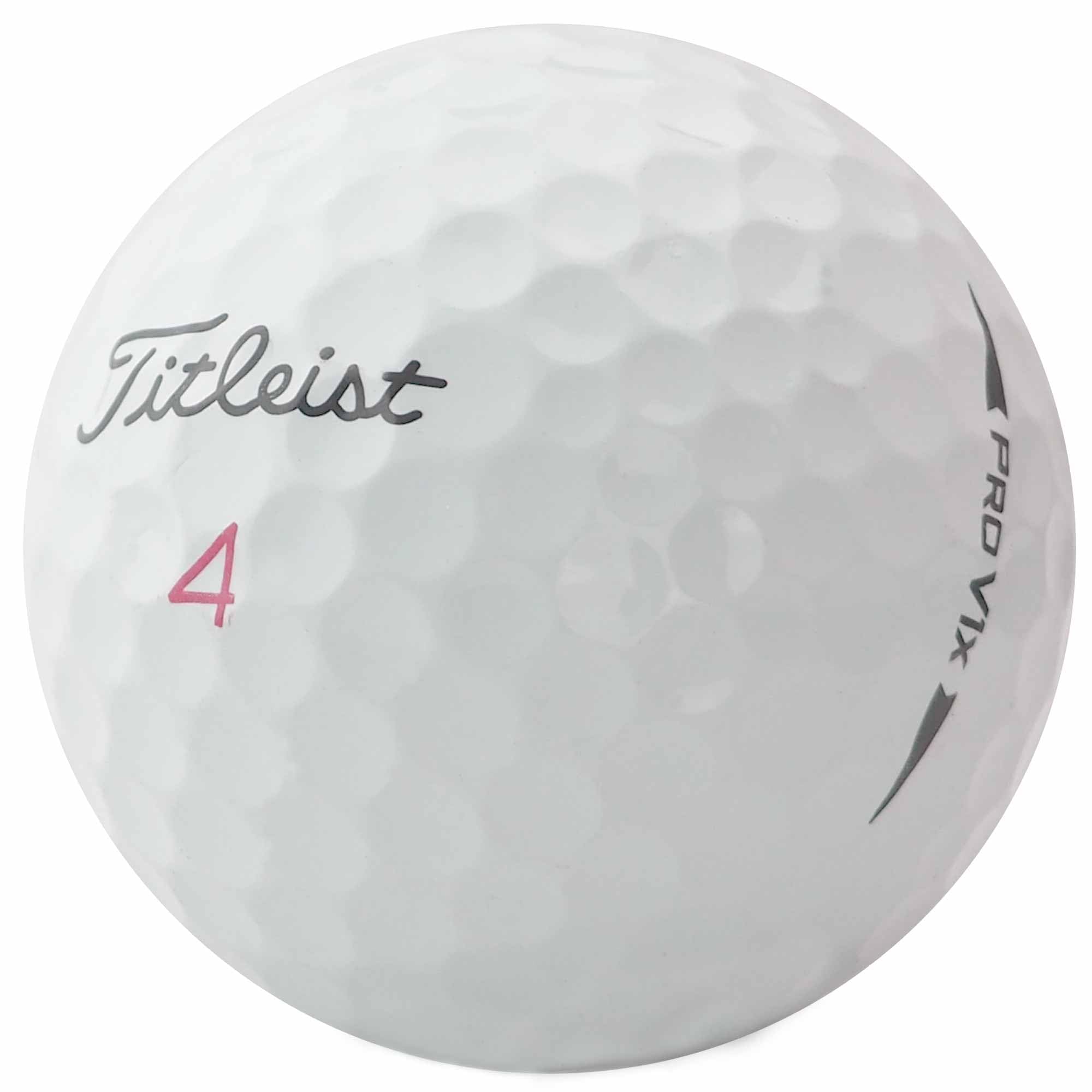 50 TITLEIST PRO V1X BALLES DE GOLF RÉCUPÉRATION / LAKE BALLS - QUALITÉ AAAA / AAA (PEARL / A GRADE)