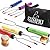 SUMPRI Marshmallow Roasting Sticks, Smores Skewers Telescoping Rotating Forks Set of 6 Hot Dog Fire Pit Outdoor Fireplace Campfire Accessories-6 Multicolored 34 Inch Extendable Steel Fork Camping Kit