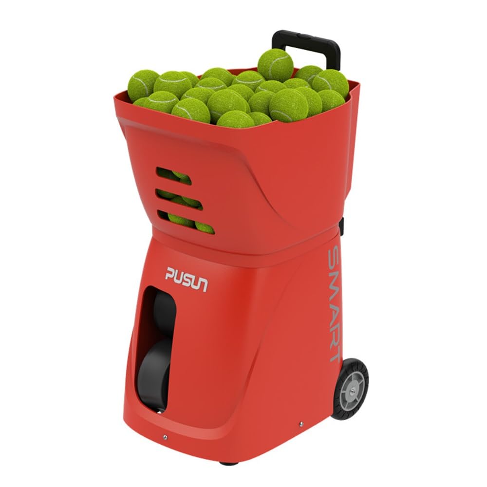 PT-Smart - Macchina automatica per la pratica delle palline da tennis, per allenarsi, portatile, controllata da app, per Apple e Android, telecomando incluso