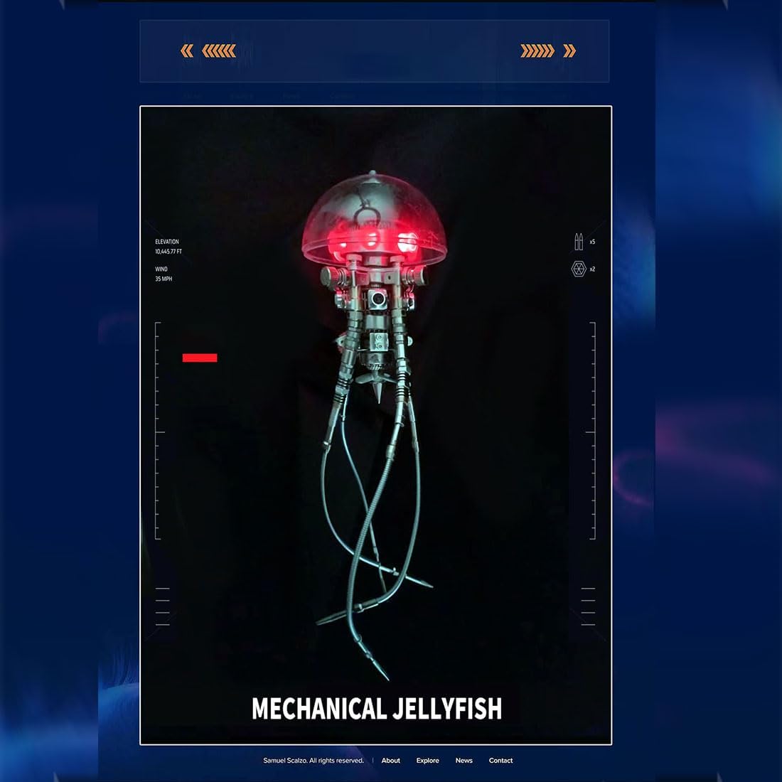 OBIOCKIDAY Jellyfish 3D Metal Puzzle for Adults, 3D Metal Jellyfish Model Building Kit, 247PCS 3D Mechanical Marine Organisms Steampunk Puzzle Animal, DIY Assembly Oceanic Creature Set Gift
