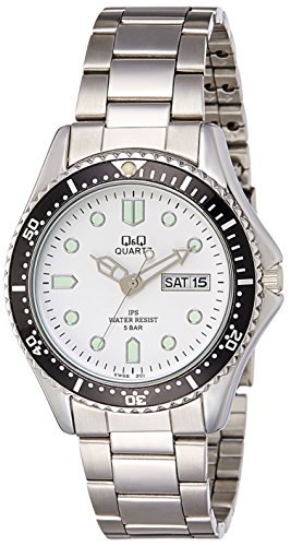 Image of Q&Q Analog White Dial Men's Watch - KW66J201Y
