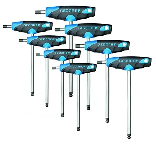 GEDORE DT 2142-008 Juego de llaves hexagonales Allen, 8 uds.