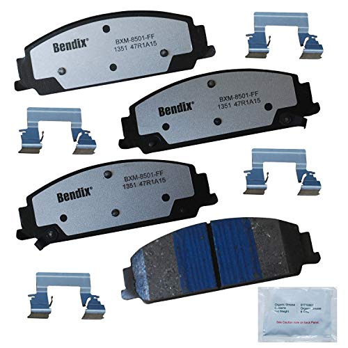 Image of Bendix Fleet Metlok PBD1351 Semi-Metallic Front Brake Pads for Chevrolet Caprice 2012, Pontiac G8 2009-2008