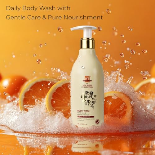 Image of Boericke & Tafel Nourish Body Wash 325 ml | Enriched with Vitamin C and Orange extracts for Men & Women , Gentle Shower Gel for pure Nourishment| Removes body tan and improves skin texture| Paraben & Silicon free | Ph balanced