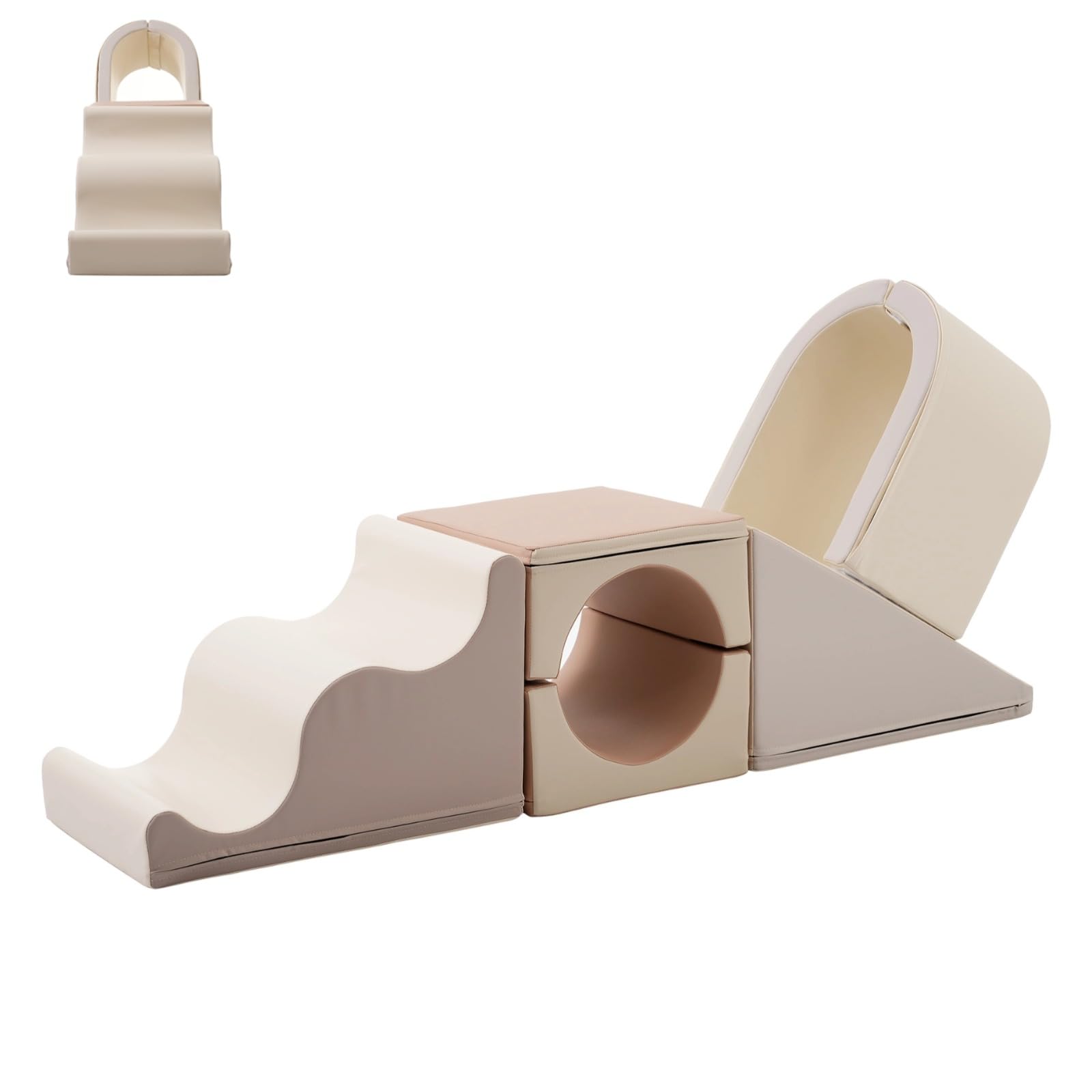 GiliMax おもちゃ ソフトブロック アスレチック ブロック プラスチック