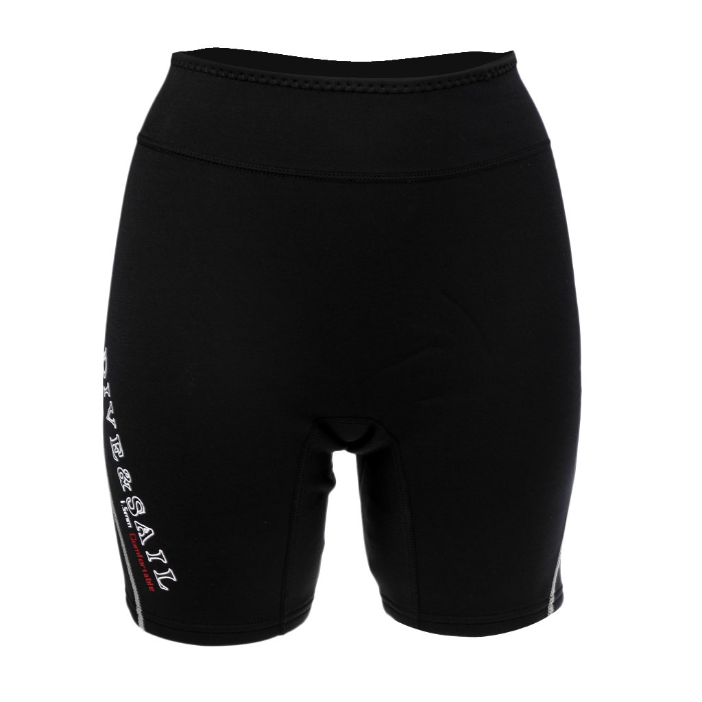 ujeavette UJEAVETTE® 1.5Mm Neoprene Diving Shorts Snorkeling Wetsuits Trunks S Gray for Men-picture-22