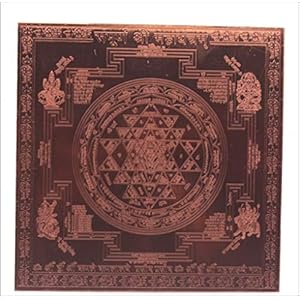 Sampoorna Shree Yantra 6 inch in Pure Copper (Thick 22 Guage)