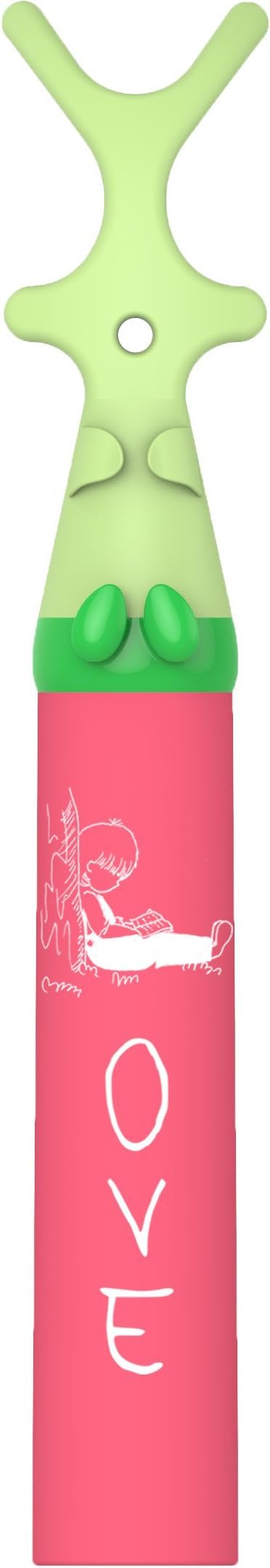 Toothbat Kids Flosser - Easy-Reach Floss Handle with 3 Cleaning Heads for Fast, Effective Oral Care - Provides Consistent Results and a Comfortable Grip - Easy to Use, Eco-Friendly-Childers Mini