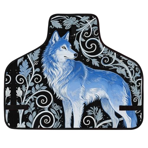 Delantal de trabajo Blue Wolf con 8 bolsillos ajustable miniatura 1