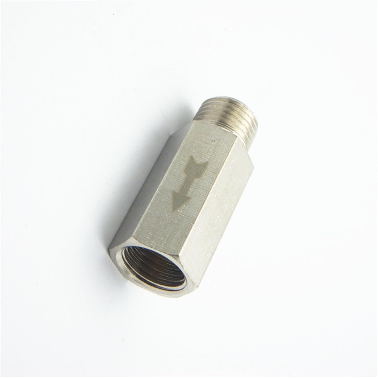 Clapet anti-retour pneumatique en laiton, 1/8 "1/4" 3/8 "1/2" BSP mâle à femelle, clapet anti-retour à sens unique à Port complet for l'air, l'eau, le pétrole et le gaz (Size : 1/2")