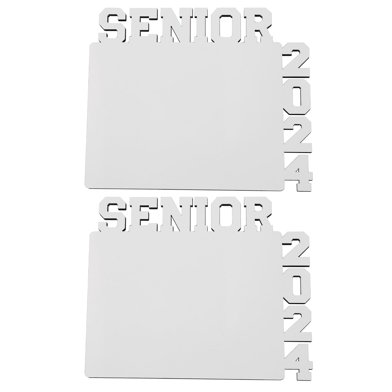 LUOZZY2 PCS Sublimation Blanks Photo Frame 2023 Graduation Picture Frame Senior 2023 DIY Personalized Picture Frame Graduation Gifts Party Decoratuons 2023