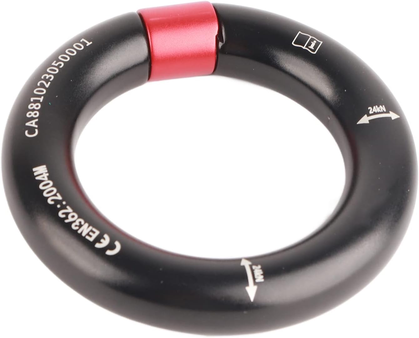 Akozon Rappel 12mm Opening Detachable Climbing Connector for Belay, Rock Climbing & Arborist Rescue