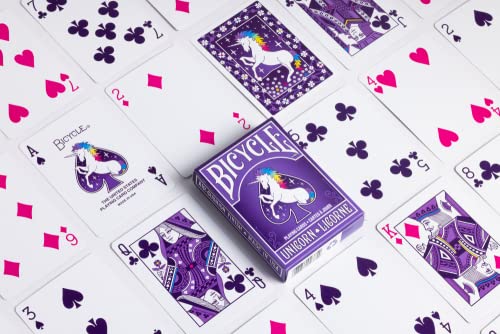 Image of Bicycle Unicorn Playing Cards, Standard Index, 1 Deck