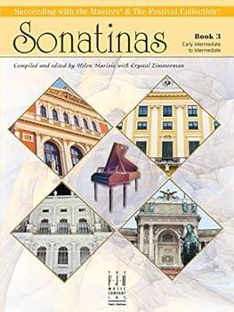 Paperback Sonatinas, Book 3 (Succeeding with the Masters & The Festival Collection, 3) Book