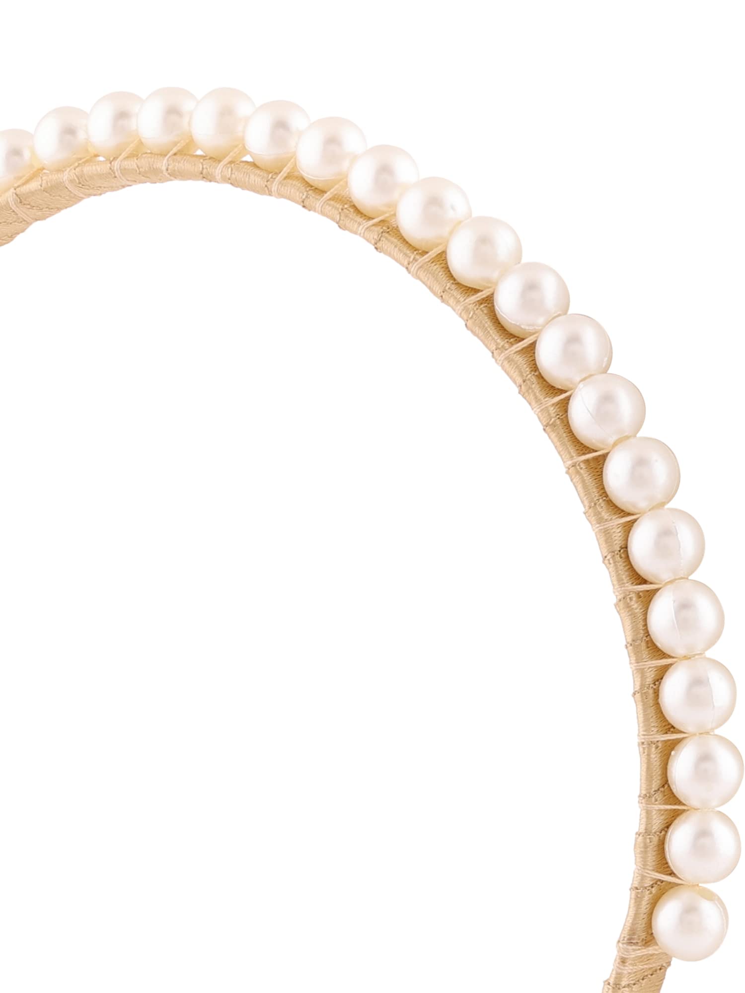 Set of 2 Contemporary Beads HairBands for Women