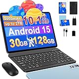 【10 Pulgadas + Widevine L1】 - Equipada con una pantalla LCD 1280×800 y certificación Widevine L1, que ofrece el más alto nivel de seguridad gracias a una protección de hardware eficaz contra fugas de datos brutos. Los dispositivos certificados L1 pueden difundir contenido de alta calidad. esta tablet android permite reproducir Netflix, YouTube, Prime Video y más en calidad HD. Disfruta de una experiencia visual clara y envolvente con colores vivos y detalles nítidos.