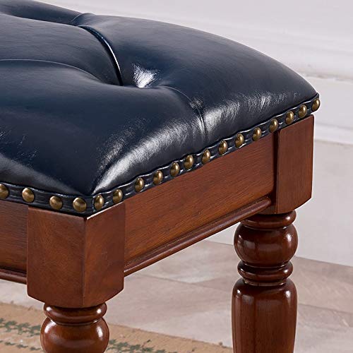 Tabouret de vanité bleu et siège de piano idéal pour votre coiffeuse - 3