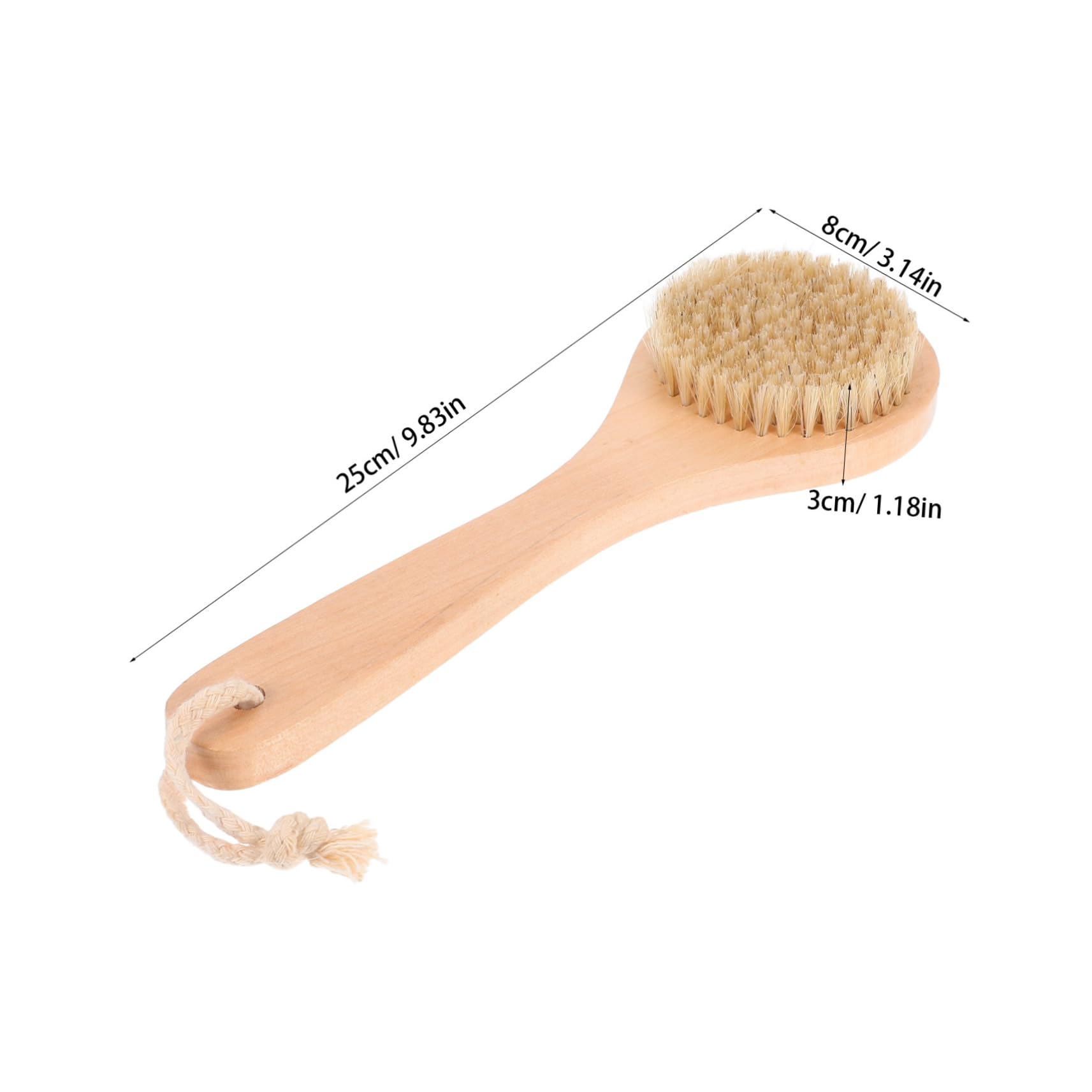 NAMOARLY Efficient Sand Removal Brush Beach Brush for Removal Made of Boar Bristles Safe for Boys and Girls