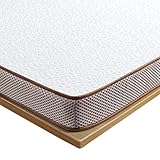 BedStory Matratzentopper 140 x 200 cm, 5cm Höhe Gel Topper mit Abnehmbarem und Waschbarem Bezug, Atmungsaktive und Bequeme Matratzenauflage für Boxspringbett und Unbequeme Betten Schlafsofa