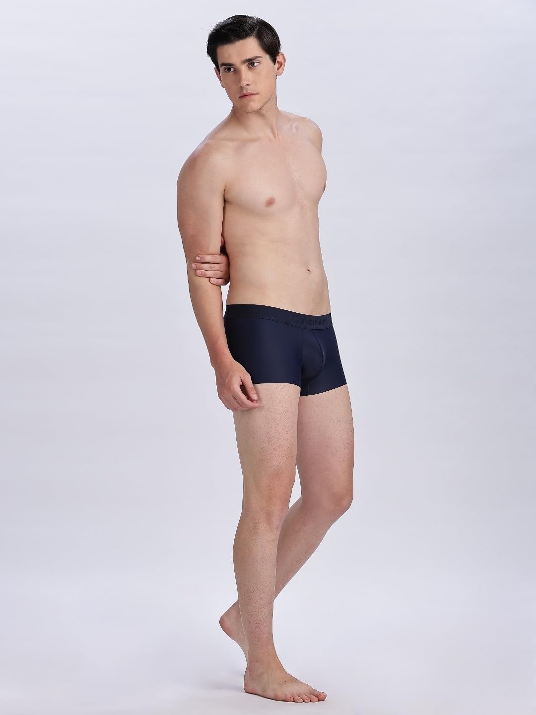 Calvin Klein CK Black-Micro Low Rise Trunks Blue Shadow M (32"-34") - Image 6