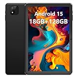 Paaxoo Android Tablet, 10.1 inch Android 15 Tablets 18 (6+12 GB RAM 128GB ROM, 1280x800 IPS HD Touchscreen,6000mAh Battery, Bluetooth, 2MP+5MP Dual Camera, GMS, WiFi (Black)