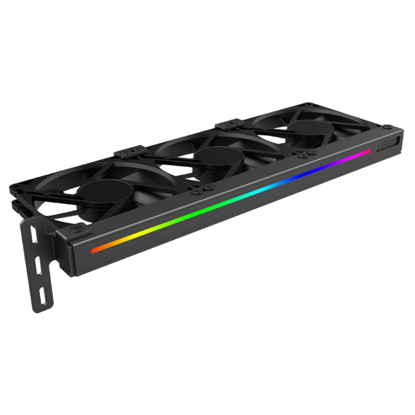 COHEALI Ventilador de Refrigeración Silencioso Argb para Tarjeta Gráfica 5v, Ventilador Pequeño para PC de Escritorio, Enfriador de Aire Pci para Gpu, Accesorio para Refrigeración Interna