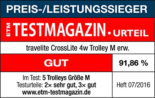 Travelite Valise trolley Crosslite avec 4 roues