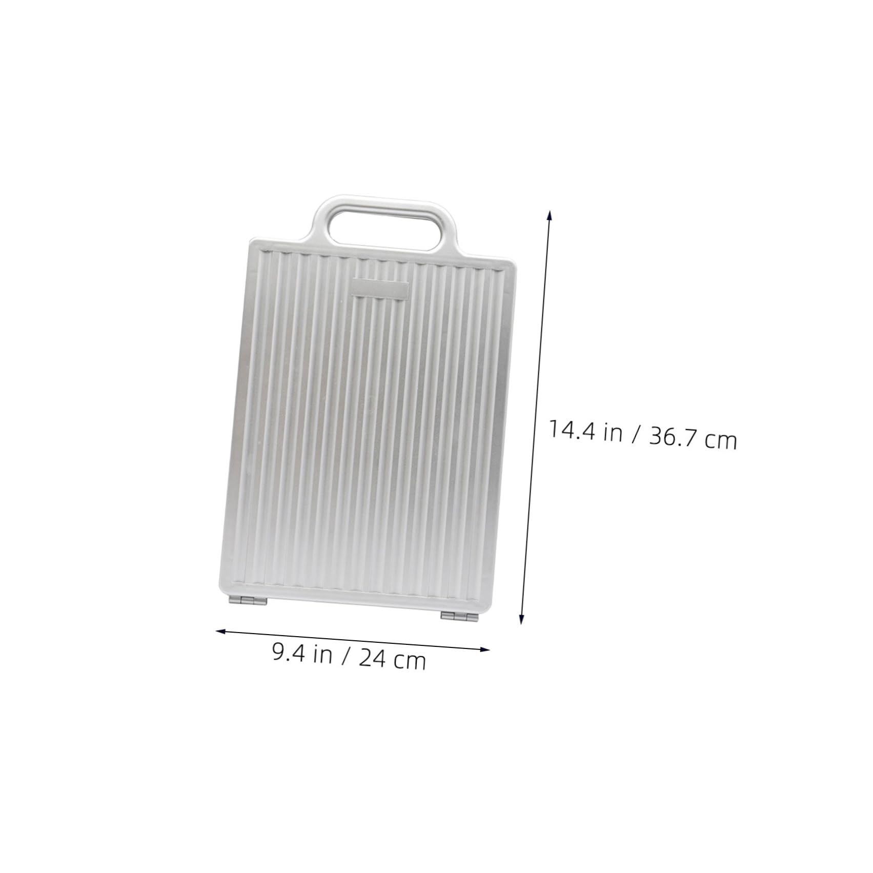 Luxshiny Specchio da Doppio Lato con Doppia Maniglia Specchio Portatile da Viaggio per Parrucchiere e Barber Mano Leggero per Taglio e Styling