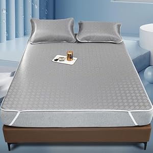 YBAAKZIIR Colchón refrescante, colchoneta para Dormir en ve Colchón de Verano con Almohadilla refrescante, Plegable, de ratán, Transpirable y carbonizado, Varios tamaños(150 * 200cm)