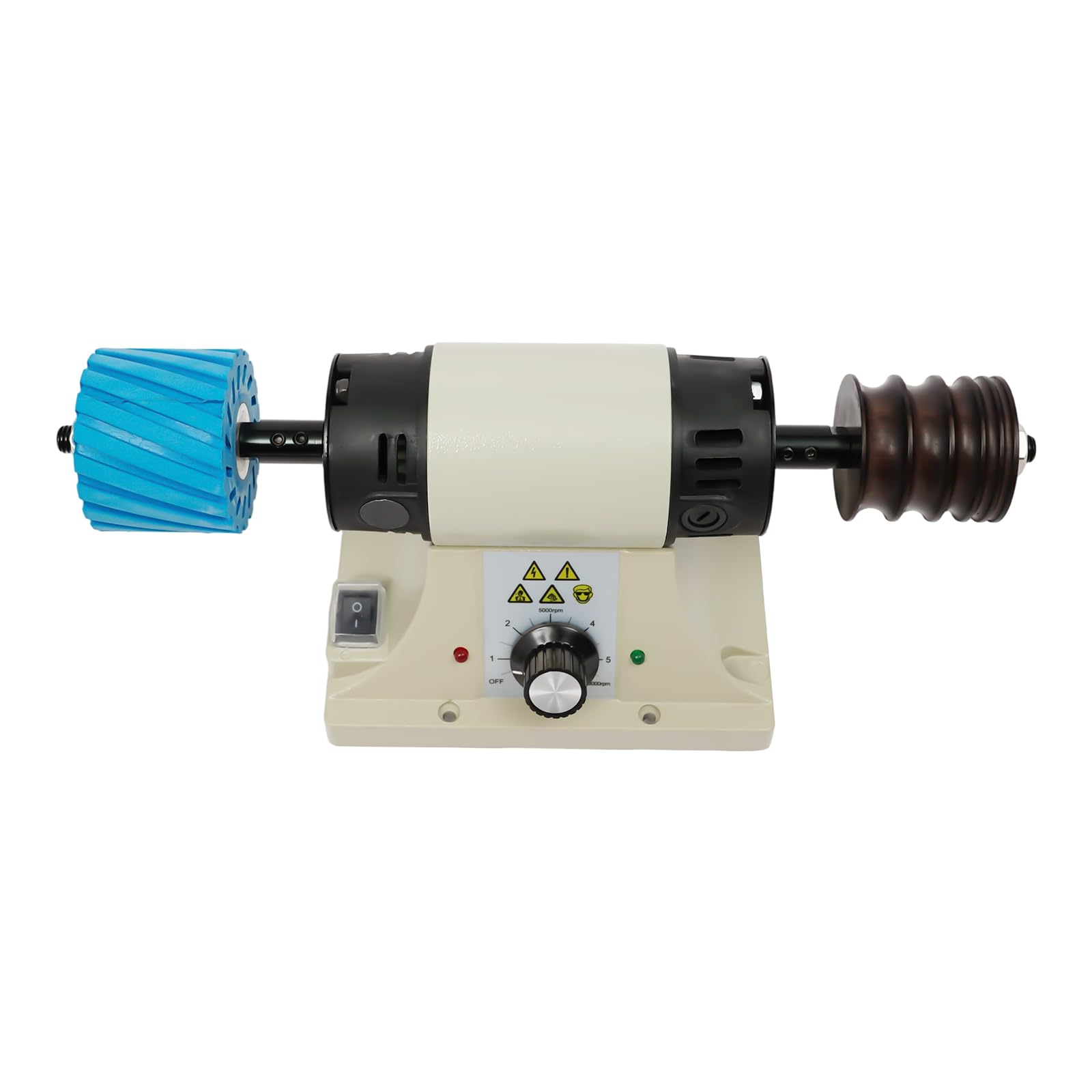Pulidora de piel 350 W, lijadora de cantos, 0-8000 rpm, pulidora de piel, con 6 bandas de lijado, pulidora Edge para monederos, pulseras de reloj