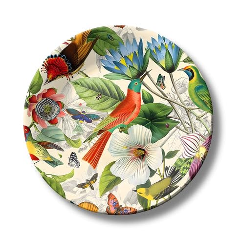 Adorvue Hummingbird Colourful Hanging Ceramic Decorative Wall Plate For Vastu Home Décor For Living Room, Bedroom, Bathroom Office, Kitchen, Café, Studio, House Warming Gift Decoration Item 8Inch-image-11