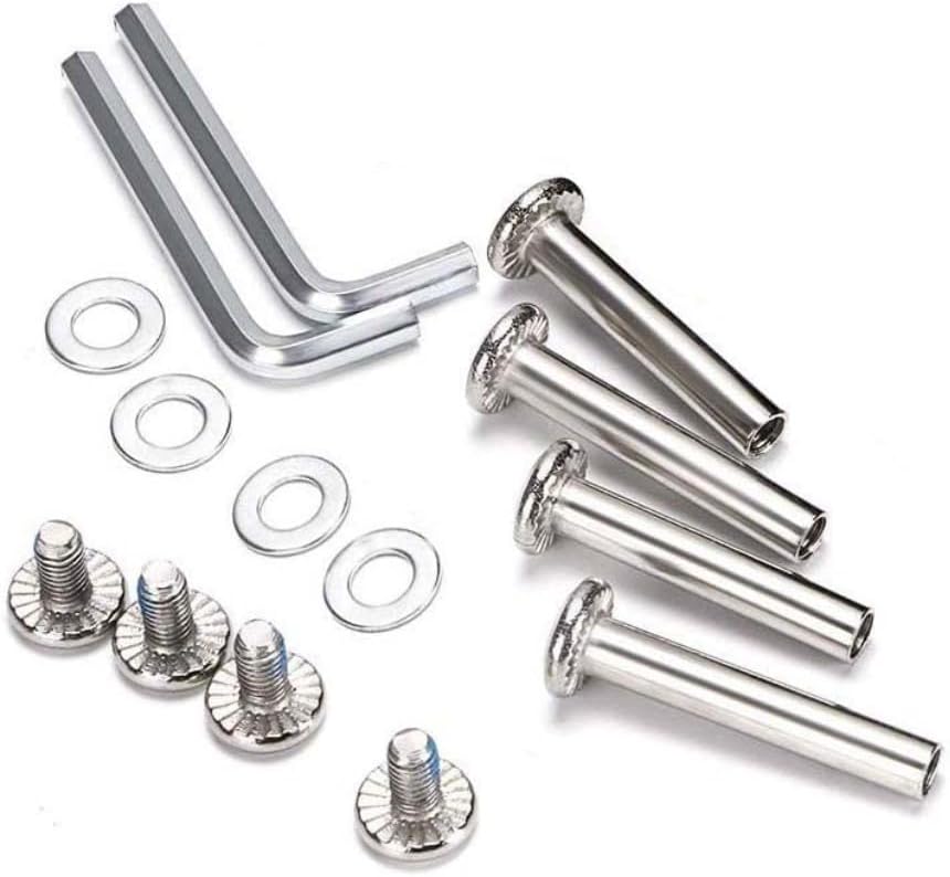 OD 15/64" (6mm) Shaft Hex Socket Screw Inline Skate Wheel Roller Blades Replacement Skate Wheel Axles Repair kit w/Installation Tools (30mm/1.18in)