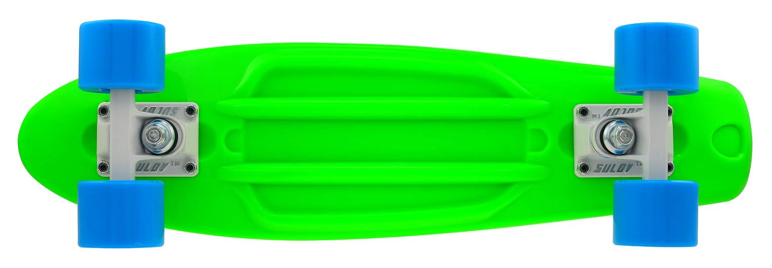 PB-NEON-01B - Tabla de Snowboard Unisex, Color Verde y Azul, Talla única