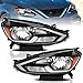 Bincmay Headlight Assembly Compatible With 16 2016 17 2017 18 2018 19 2019 Nissan Sentra Halogen Type Headlamp Left Side and Right Side