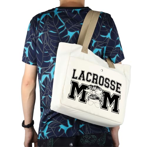 Bolso Tote para Mujer MBMSO Lacrosse Mom miniatura 5