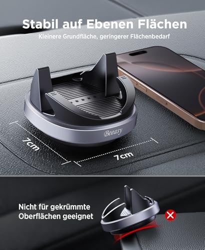Beeasy Handyhalterung Auto Armaturenbrett 360 Drehbar Handy Halterung Kfz – Ansicht 5