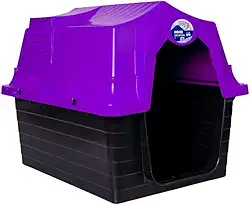 Casinha Para Cachorro Cães N 4 Proteção Contra Raios UV (Lilás)