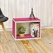 Way Basics Eco Stackable Shelf and Shoe Rack, Pink - LIFETIME WARRANTY, Satisfaction Guaranteed
