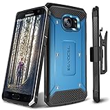 Evocel Galaxy S7 Edge [Explorer Series] Premium Bumper Style Case [Slim Profile][[Belt Swivel Clip] For Samsung Galaxy S7 Edge (SM-G935 / 2016 Release), Blue (EVO-SAMG935-ZZ02)