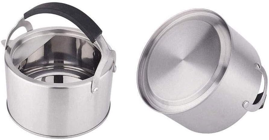 Stainless Steel Whistling Gas Kettle Double Bottom Sounding Kettle Induction Cooker Can Be Used for Camping Picnic Teapot Coffee Pot
