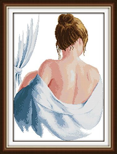 Aello Counted Cross Stitch, Bathing - 11CT