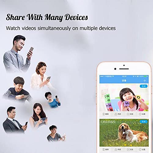 1080P HD verborgen camera, mini-monitor met USB-kabel en magnetische standaard, nachtzichtfunctie bewegingsdetectie… - Image 6
