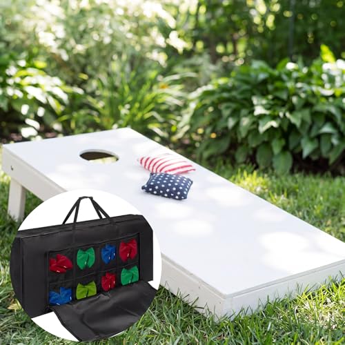 Frienda Cornhole Carrying Case 4' x 2' Regulation Size, Heavy Duty 600D Board Oxford Cornhole Carrying Bag with Padded Shoulder Strap Pockets and Double Slide Zipper for Outdoor Games by Frienda - Image 7