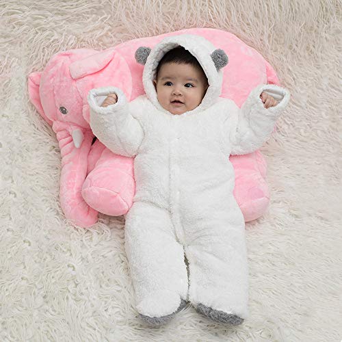 Image of XMWEALTHY Unisex Baby Clothes Winter Coats Cute Newborn Infant Jumpsuit Snowsuit Bodysuits Registry for Baby Essentials Stuff