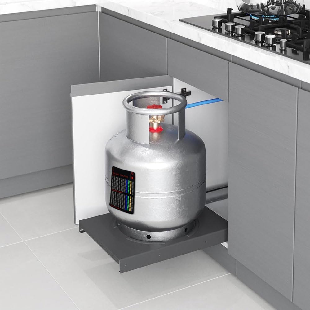 2 Stück Magnetische Füllstandsanzeige, Butan Gasflaschen Gaskocher, Gasflasche FüLlstandsanzeige für Propan-Gas, Gas Grill Flasche Gasanzeiger, für Heimküchen, Grillen im Freien, Camping, Wohnmobil