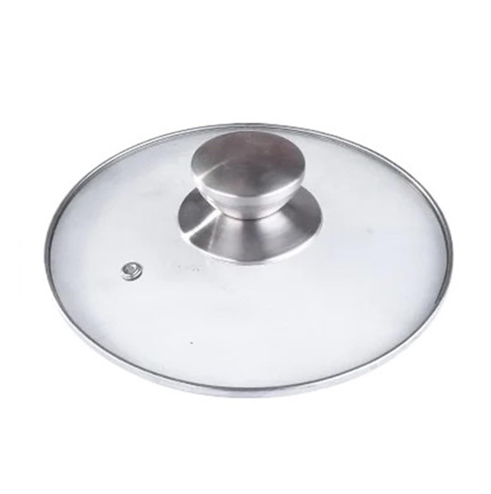 Couvercle de casserole en verre inoxydable for une cuisine maison polyvalente(30cm)