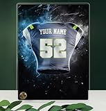 Generisch Seattle Fanartikel Acryl Tafel - Personalisiertes Geschenk, Football, American Football, Geschenke Jungen, Fanartikel, Fanartikel Kinder, Fan Geschenke, Seattle Trikot für Seattle-Fans