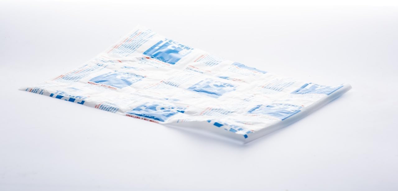 Techni-Ice - Reusable Ice Packs – Heavy Duty 4-Ply Sheets for Food Service | Keeps Food Cold for Days | Non-Toxic, Flexible, and Cut-to-Size | 10-Sheets