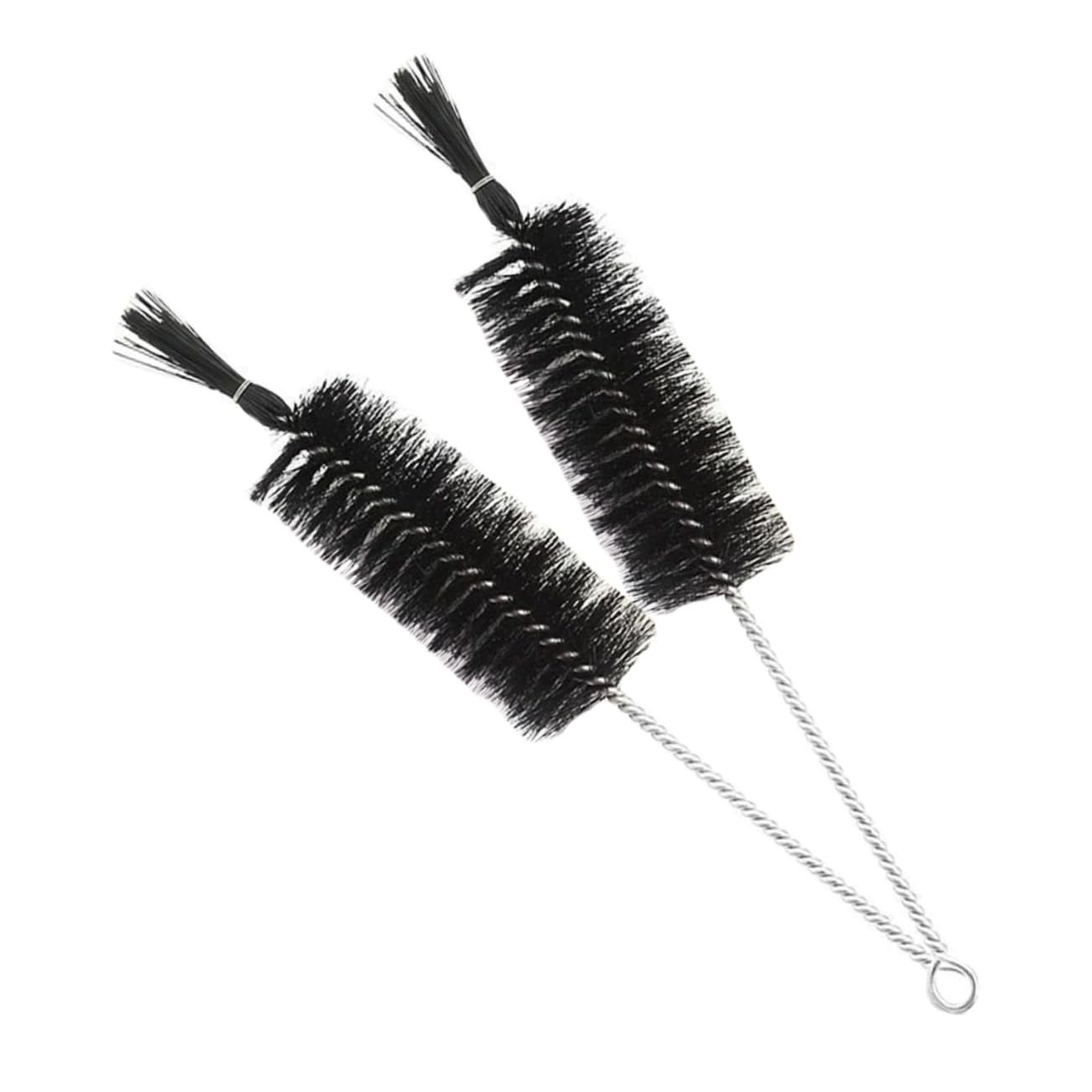 BELLIFFY 2pcs Beaker Brush Bottle Cleaner Household Cleaner Test Tube Cleaning Brush Bottle Cleaner Brush Bottle Accessory Cup Cleaner Brush Portable Bottle Brush Bottles Black Nylon
