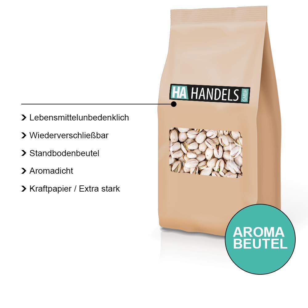 Pistazien geröstet & gesalzen ganz mit Schale ungeschält ungeschwefelt ungezuckert wiederverschließbare Verpackung 1kg - 5kg (5kg)